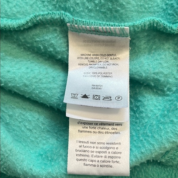 Columbia Turquoise Zip Up Fleece Jacket Ladies Large - Picture 8 of 14